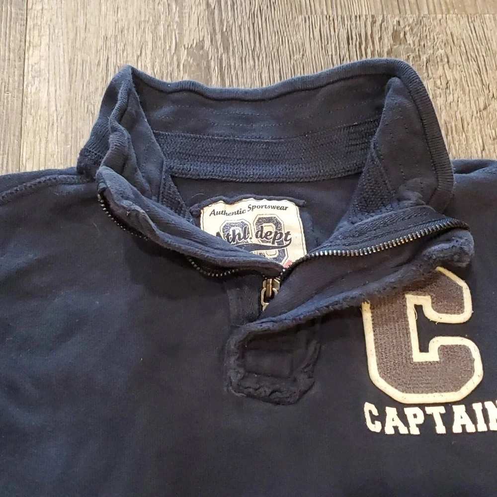 Children's Place C-captian Quarter Zip Sweatershirt Size 5/6 Small